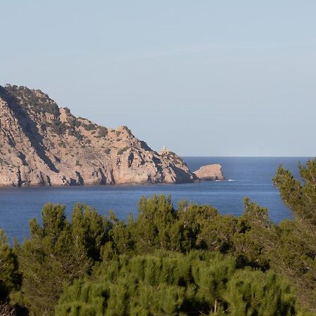 Villa Casa En Ibiza Con Vistas Increibles En Playa Des Figueral Exterior foto