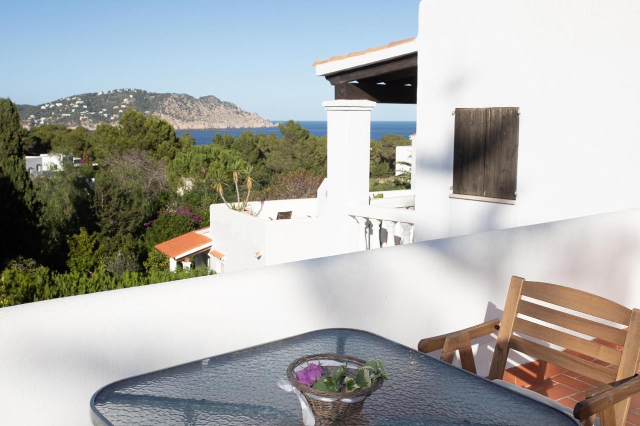 Villa Casa En Ibiza Con Vistas Increibles En Playa Des Figueral Exterior foto
